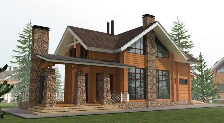 Проекти будинків у стилі шале