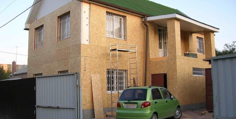 Чим пофарбувати ОСБ плиту на фасаді