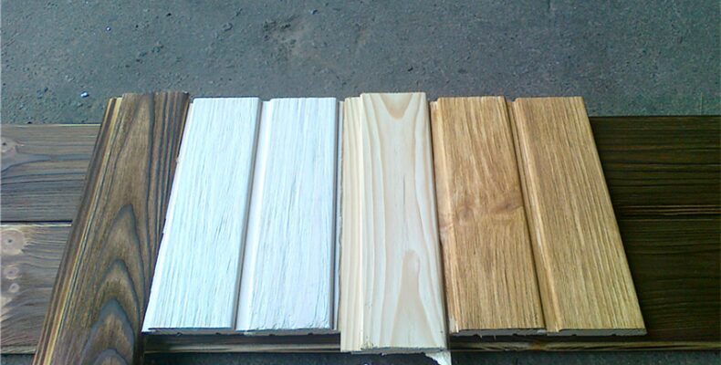 Вагонка браширована