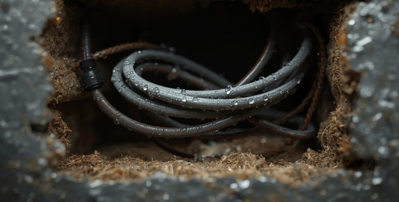 Що робити якщо після ремонту даху з'явилась волога у проводці і вибиває автомат